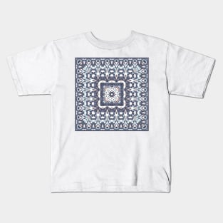 Bright square arabic ornate pattern Kids T-Shirt